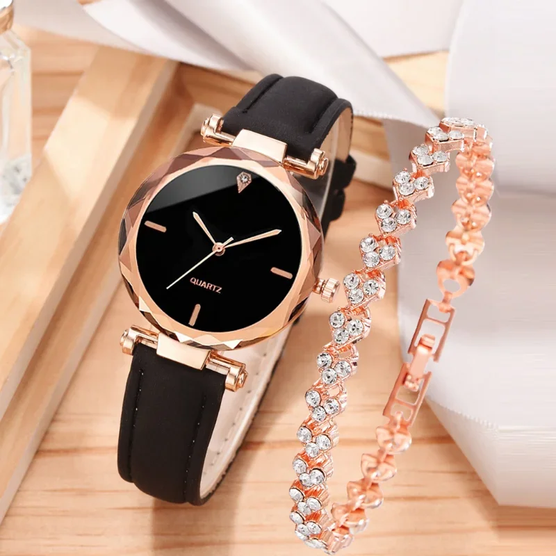Jewelry Watches For Women - 2pcs Luxury Fashion Women Watch Set
