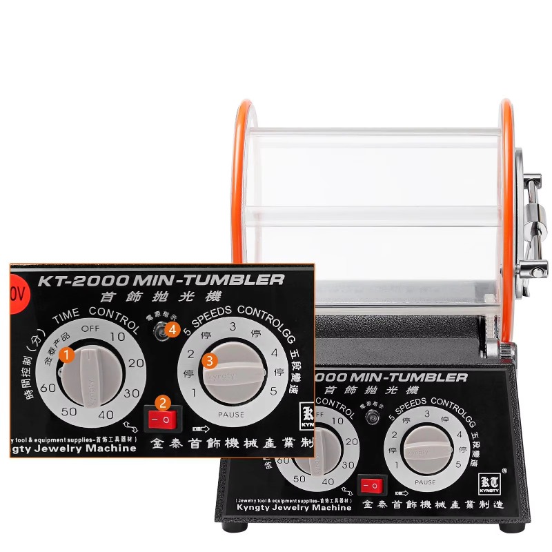 Jewelry & Watches Vitopoulos Reviews - Magnetic Polishing Machine KT-2000 5kg Rotary