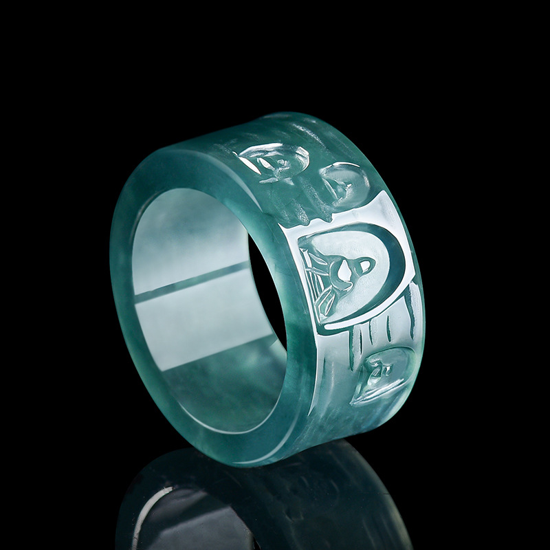 Jewelry & Watches Vitopoulos Reviews - Natural Burmese Jadeite Buddha Ring Luxury