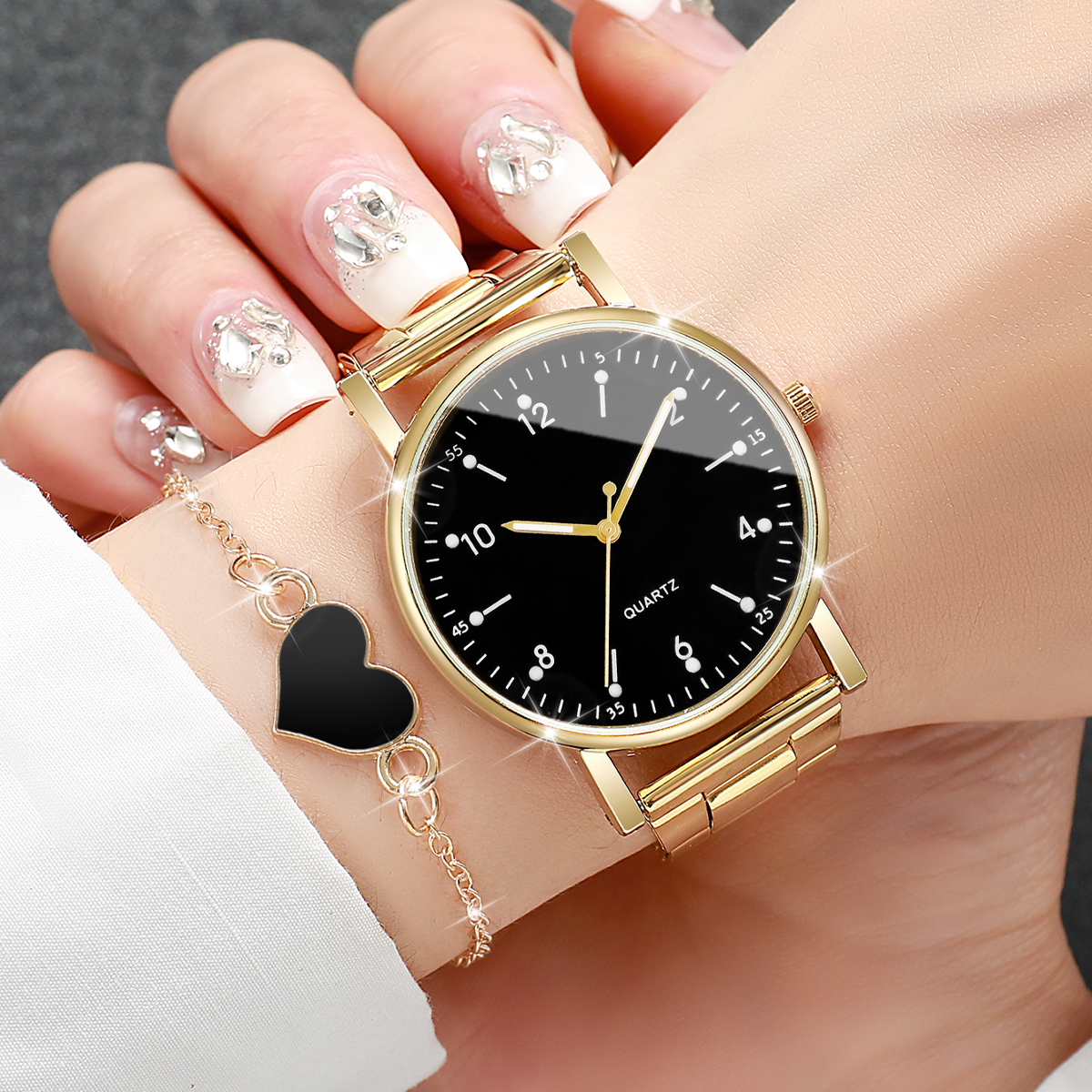 2/4PCS Fashion Arabic Dial Wom - Jewelry Watches For Women ulasan dan harga