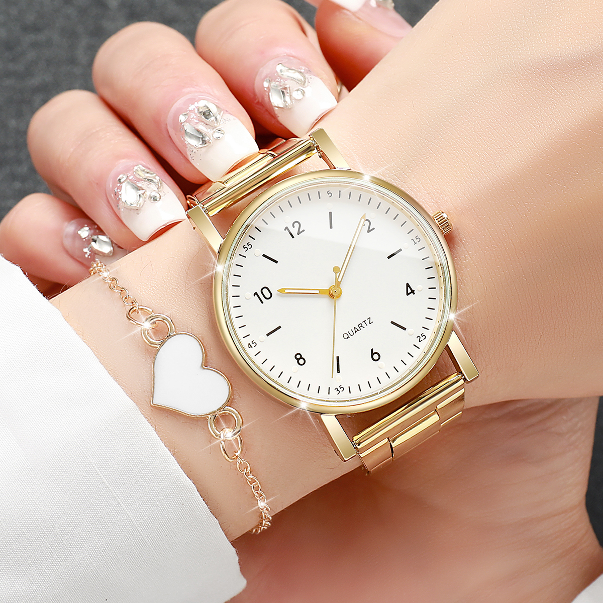 2/4PCS Fashion Arabic Dial Wom - Jewelry Watches For Women ulasan dan harga