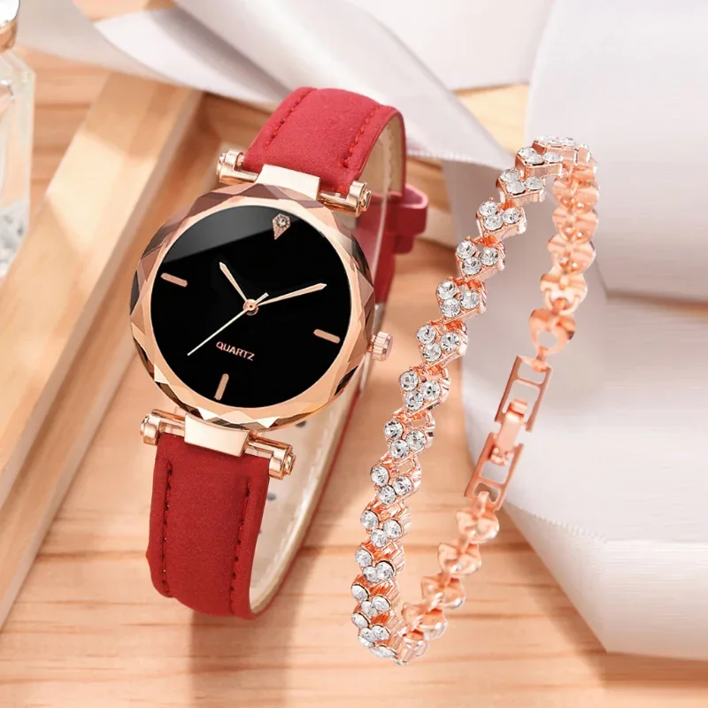 2pcs Luxury Fashion Women Watc - Jewelry Watches For Women ulasan dan harga