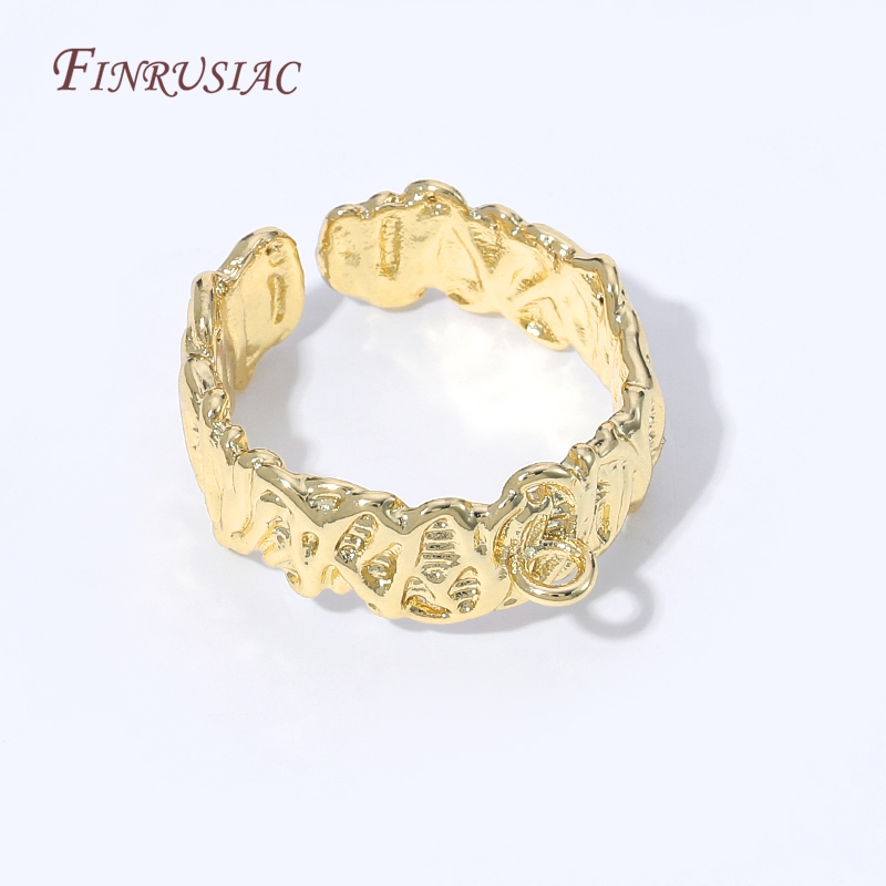 18K Gold Plated Open Adjustabl - Gold Plated Ring ulasan dan harga