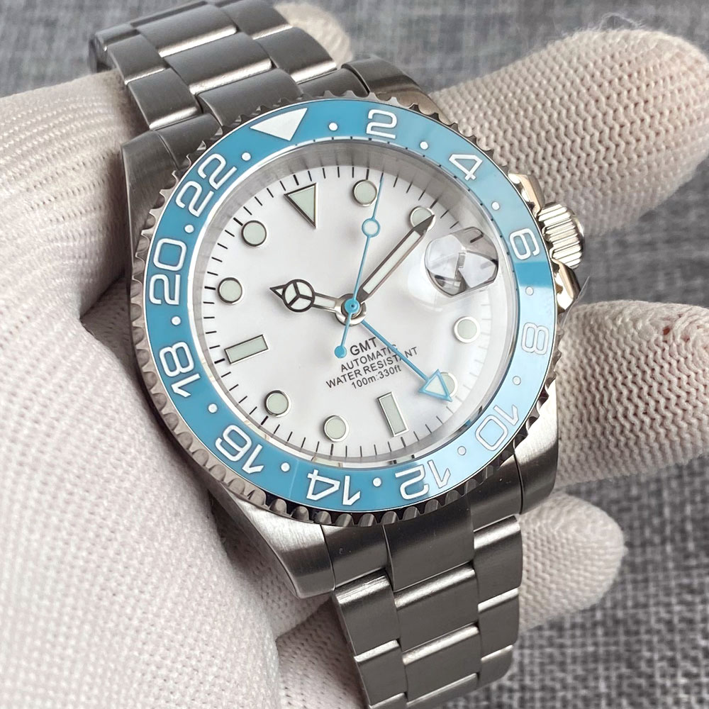 Customized 40mm Ice Blue Dial  - Jewelry Watches & Accessories ulasan dan harga