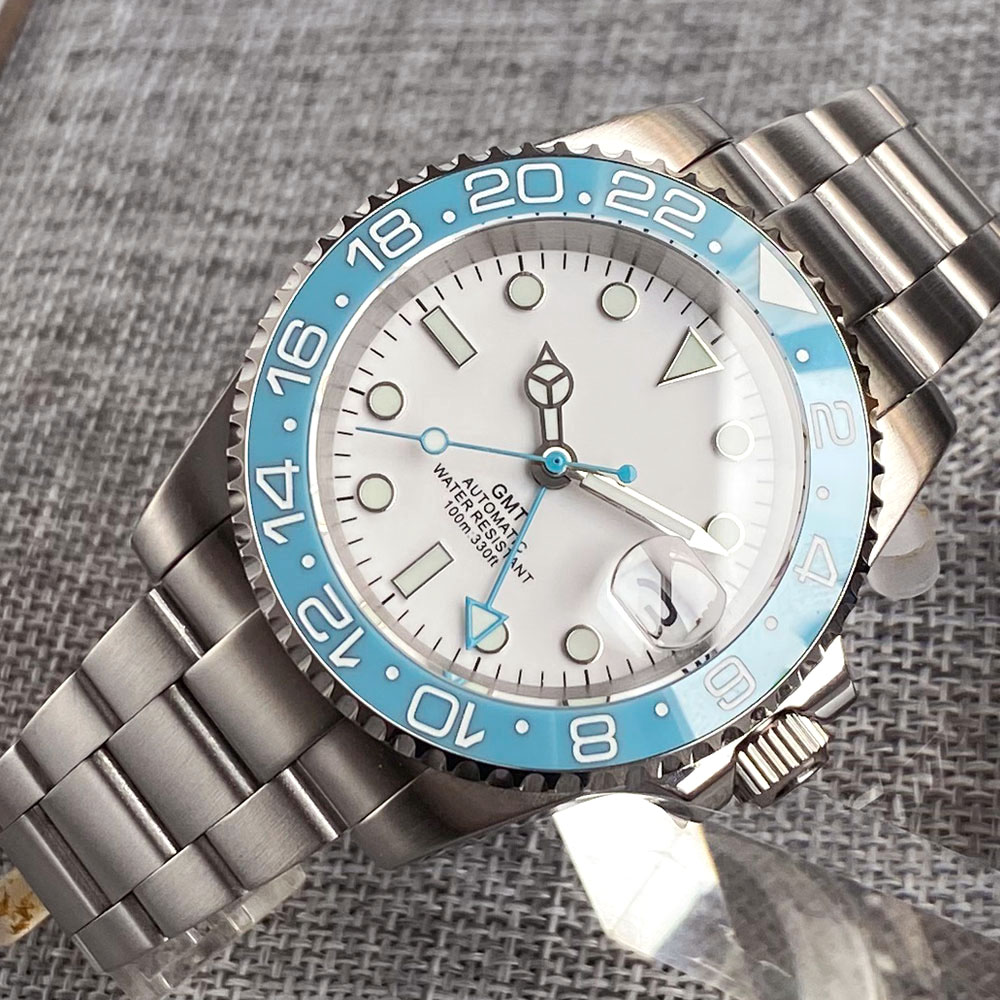 Customized 40mm Ice Blue Dial  - Jewelry Watches & Accessories ulasan dan harga