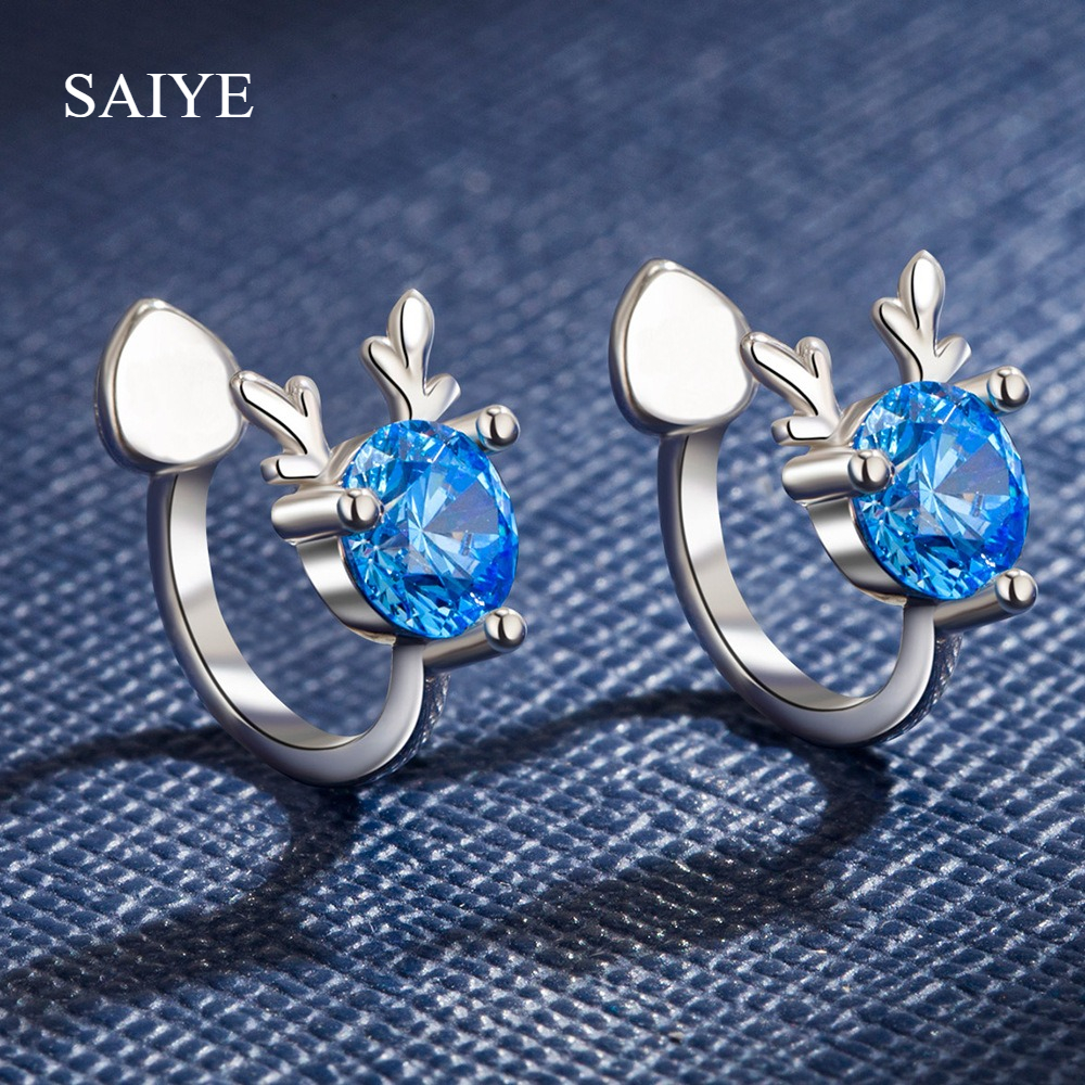 925 Sterling Silver Elk Ear Cl - Ear Cuff No Piercing ulasan dan harga