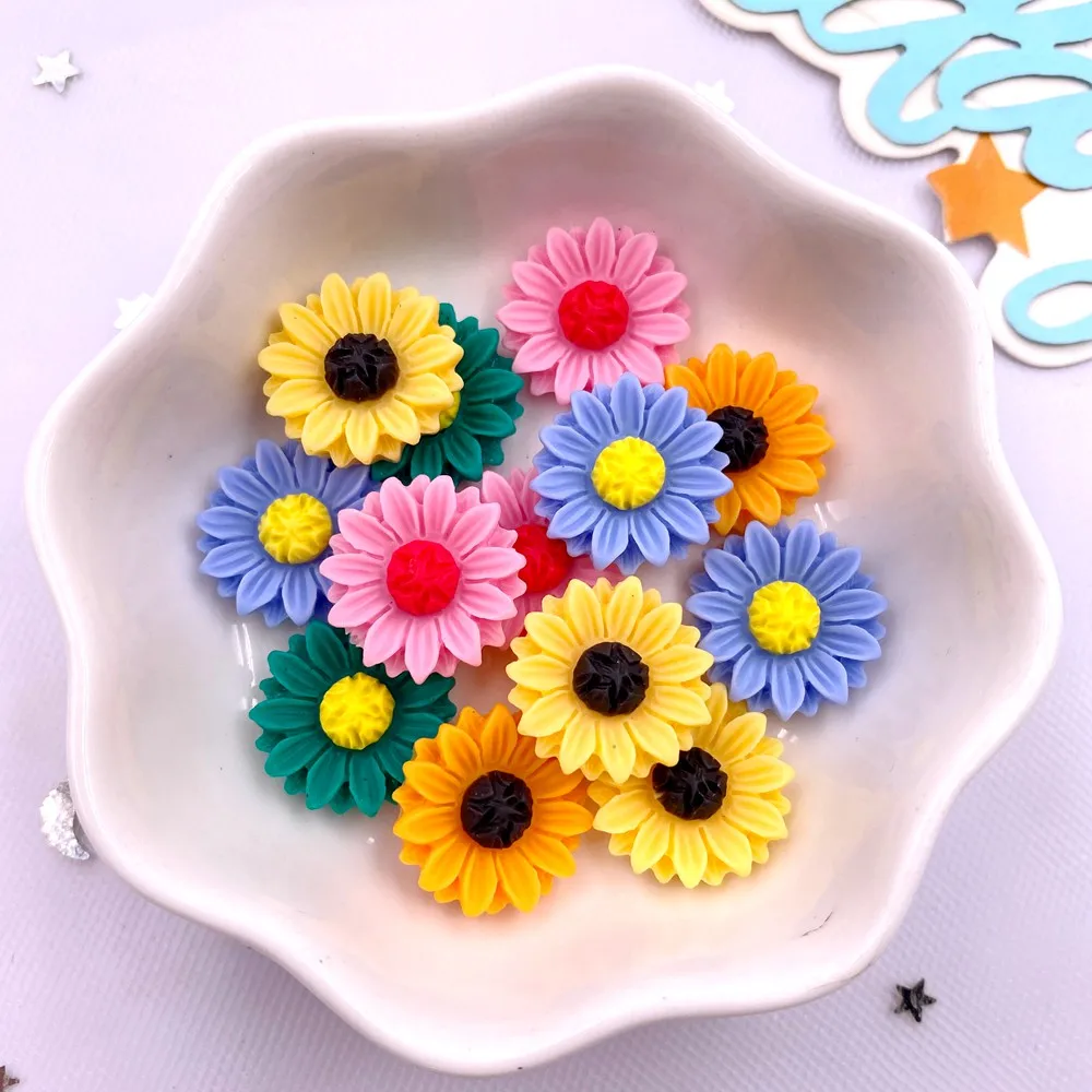 30Pcs Resin Colorful 15mm Sunf - Paradise Jewelry & Watches Llc Miami ulasan dan harga