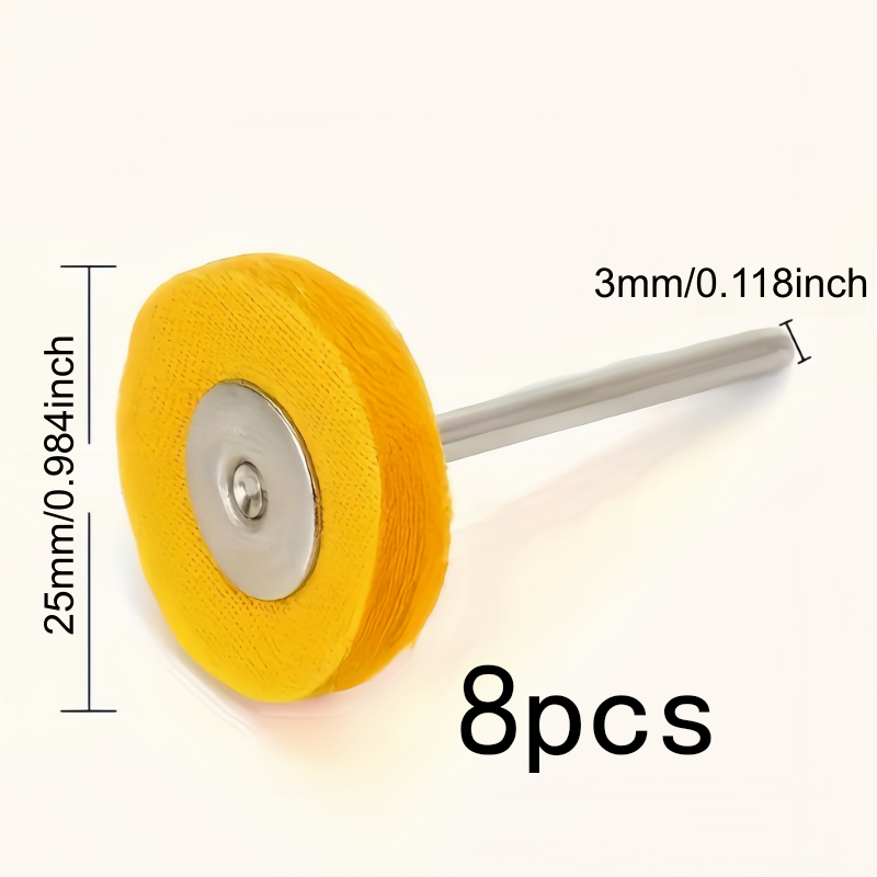 8Pcs 3mm Yellow Polishing Clot - Jewelry Watches & Accessories ulasan dan harga
