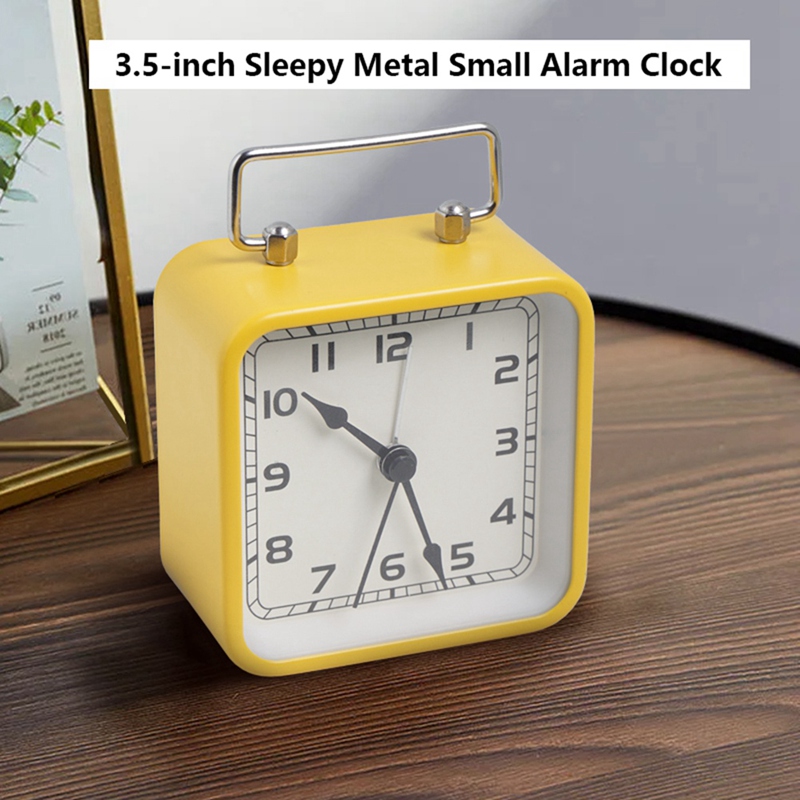 Small Metal Square Alarm Clock - Watches & Jewelry Lvmh ulasan dan harga
