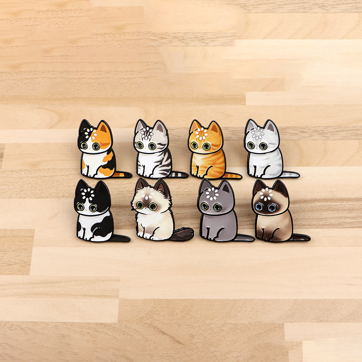 9pcs/set Cartoon Cats Men Lape - Jewelry Watches For Women ulasan dan harga