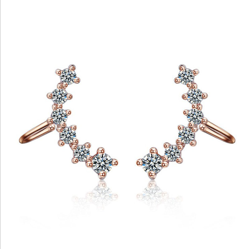 KOFSAC New Luxury Crystal CZ S - Ear Cuff No Piercing ulasan dan harga