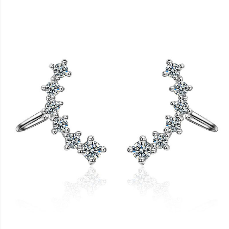 KOFSAC New Luxury Crystal CZ S - Ear Cuff No Piercing ulasan dan harga
