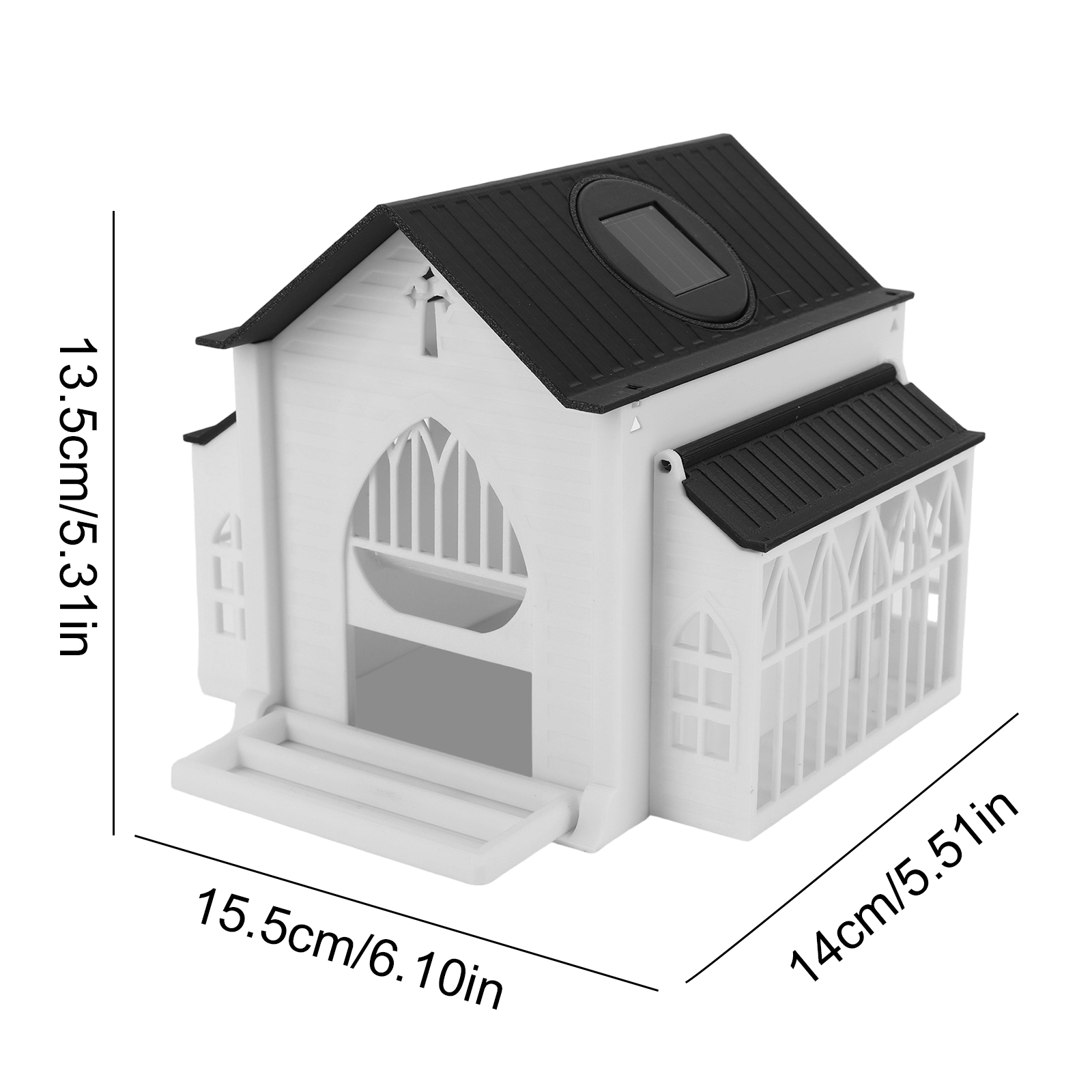 Church-Shaped Metal Bird Feede - Watches & Jewelry Lvmh ulasan dan harga