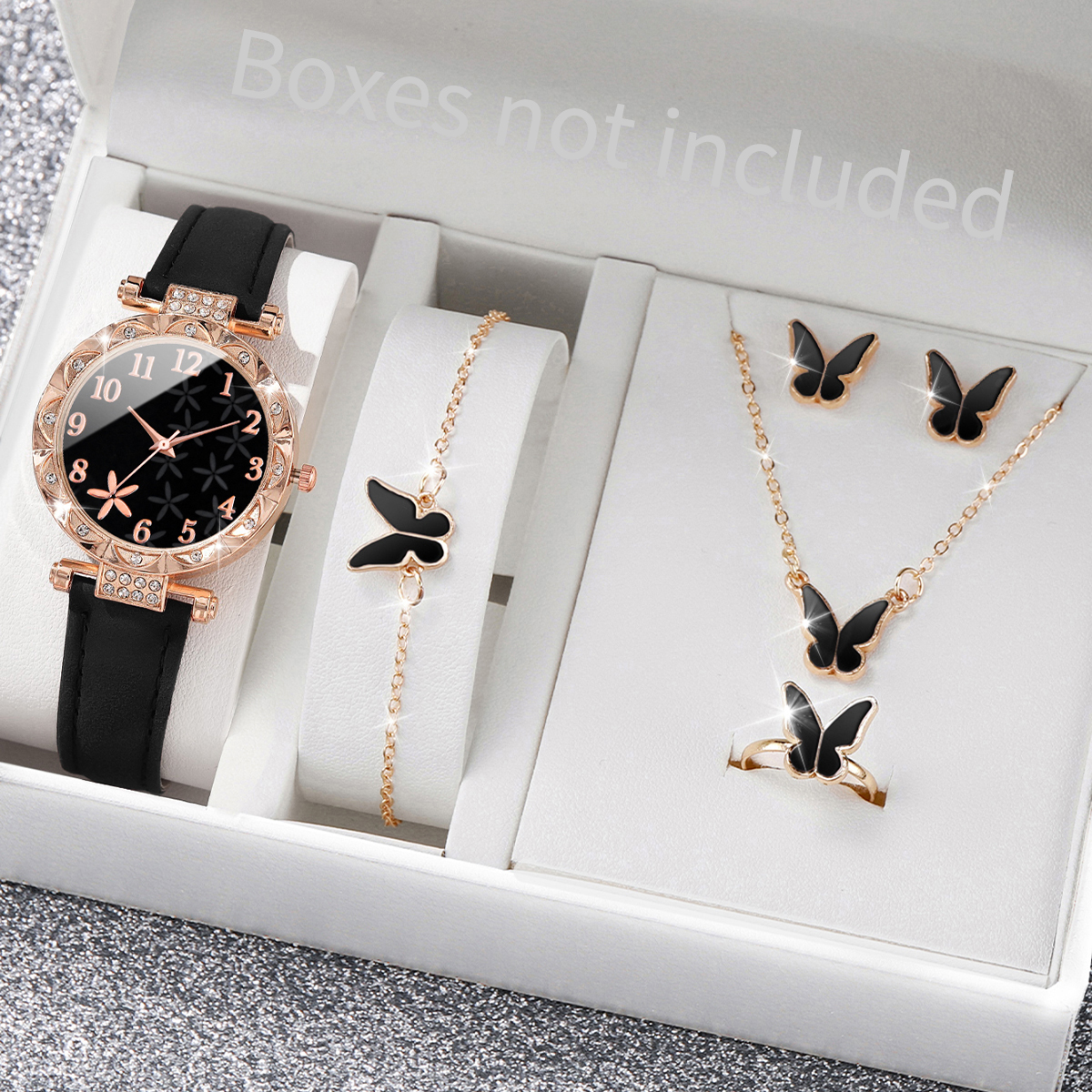5/6PCS Fashion Rhinestone Wome - Jewelry Watches For Women ulasan dan harga