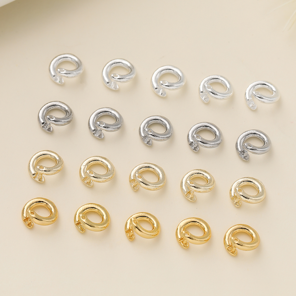 10Pcs 14/18K Gold Plated Brass - Gold Plated Ring ulasan dan harga