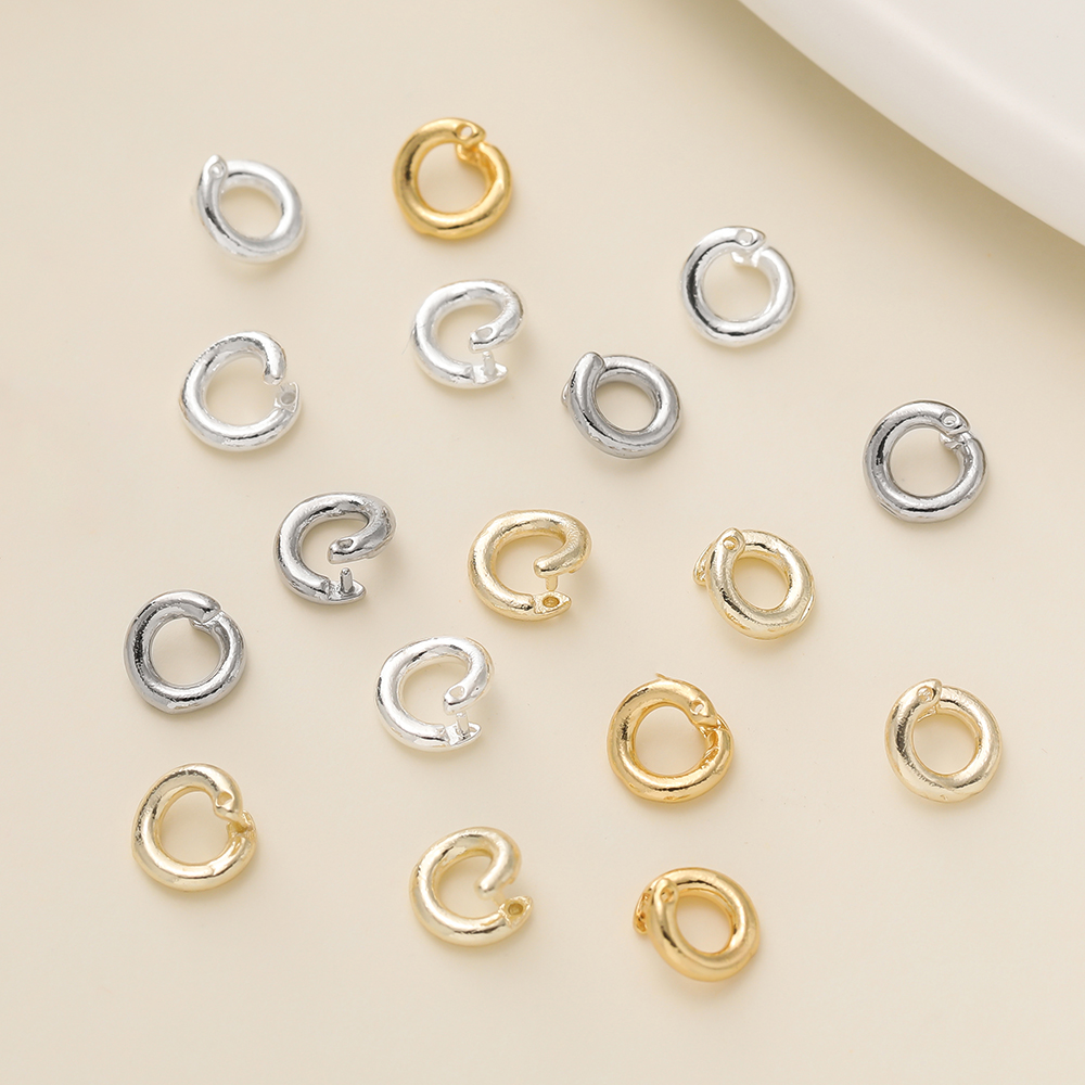 10Pcs 14/18K Gold Plated Brass - Gold Plated Ring ulasan dan harga