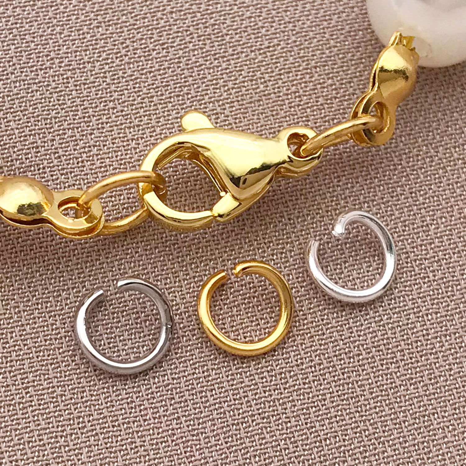 200pcs 4/5mm 18K Gold Plated S - Gold Plated Ring ulasan dan harga