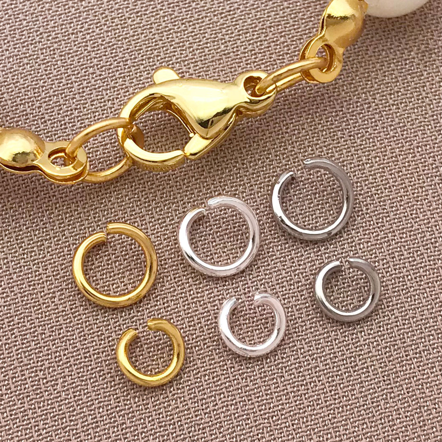 200pcs 4/5mm 18K Gold Plated S - Gold Plated Ring ulasan dan harga