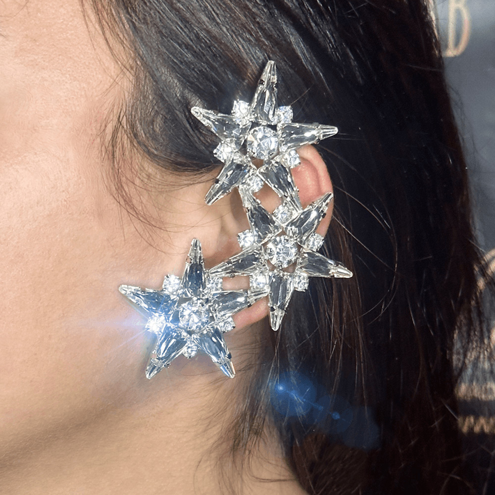 Stonefans Five-Pointed Star Ea - Ear Cuff No Piercing ulasan dan harga