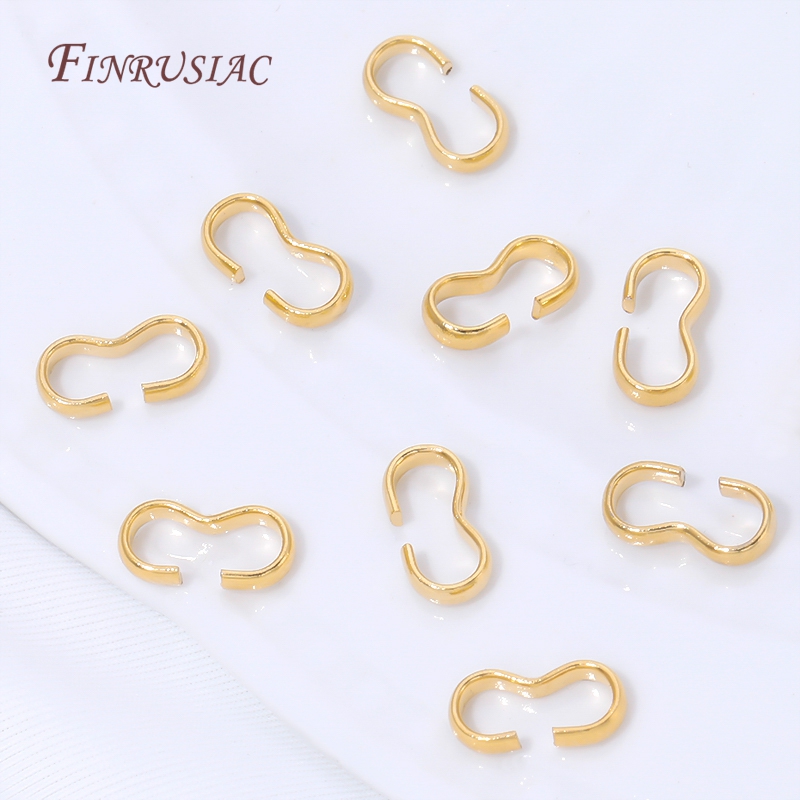 18K Gold Plated Open S Hook Cl - Gold Plated Ring ulasan dan harga
