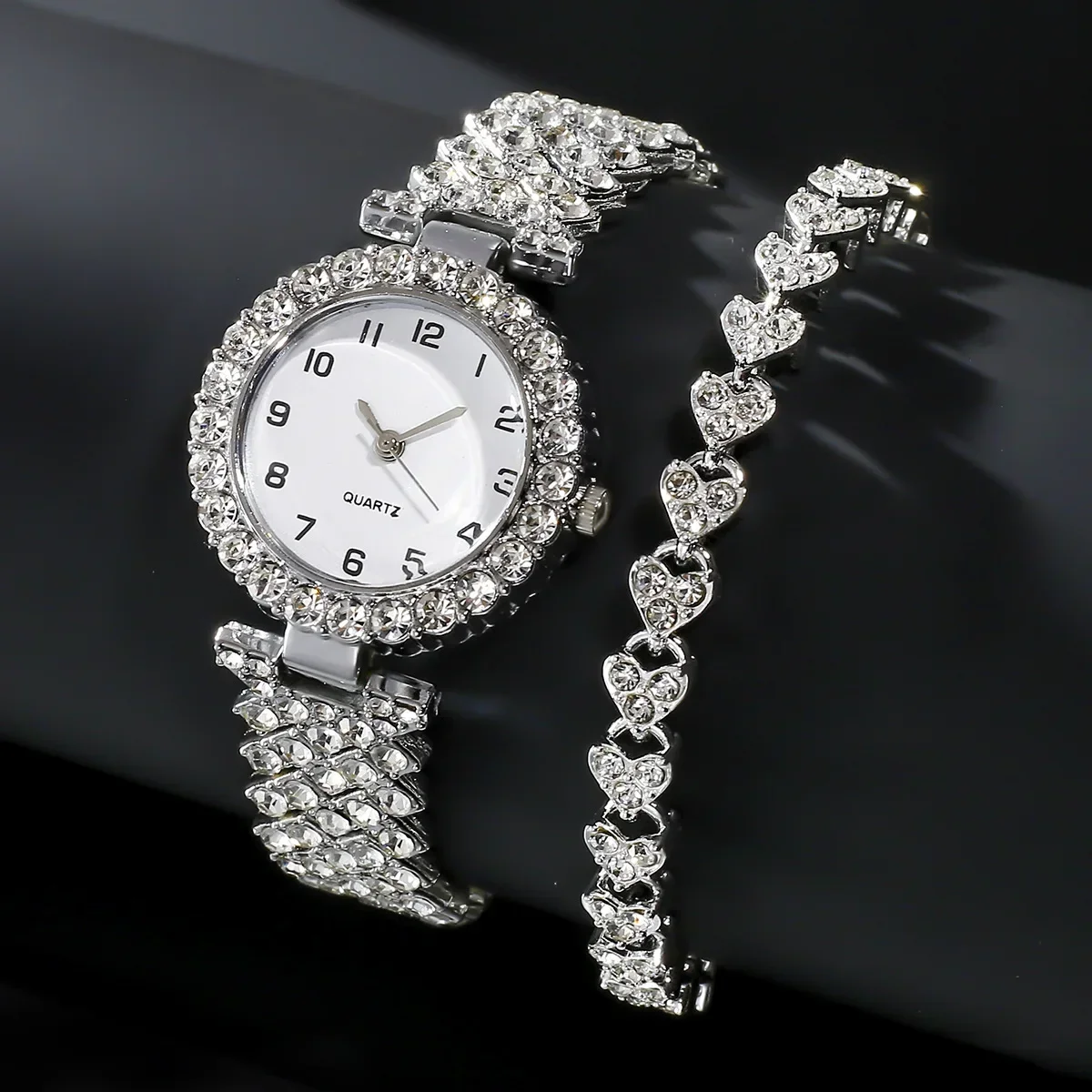 1pcs/2pcs Luxury Fashion Women - Jewelry Watches For Women ulasan dan harga