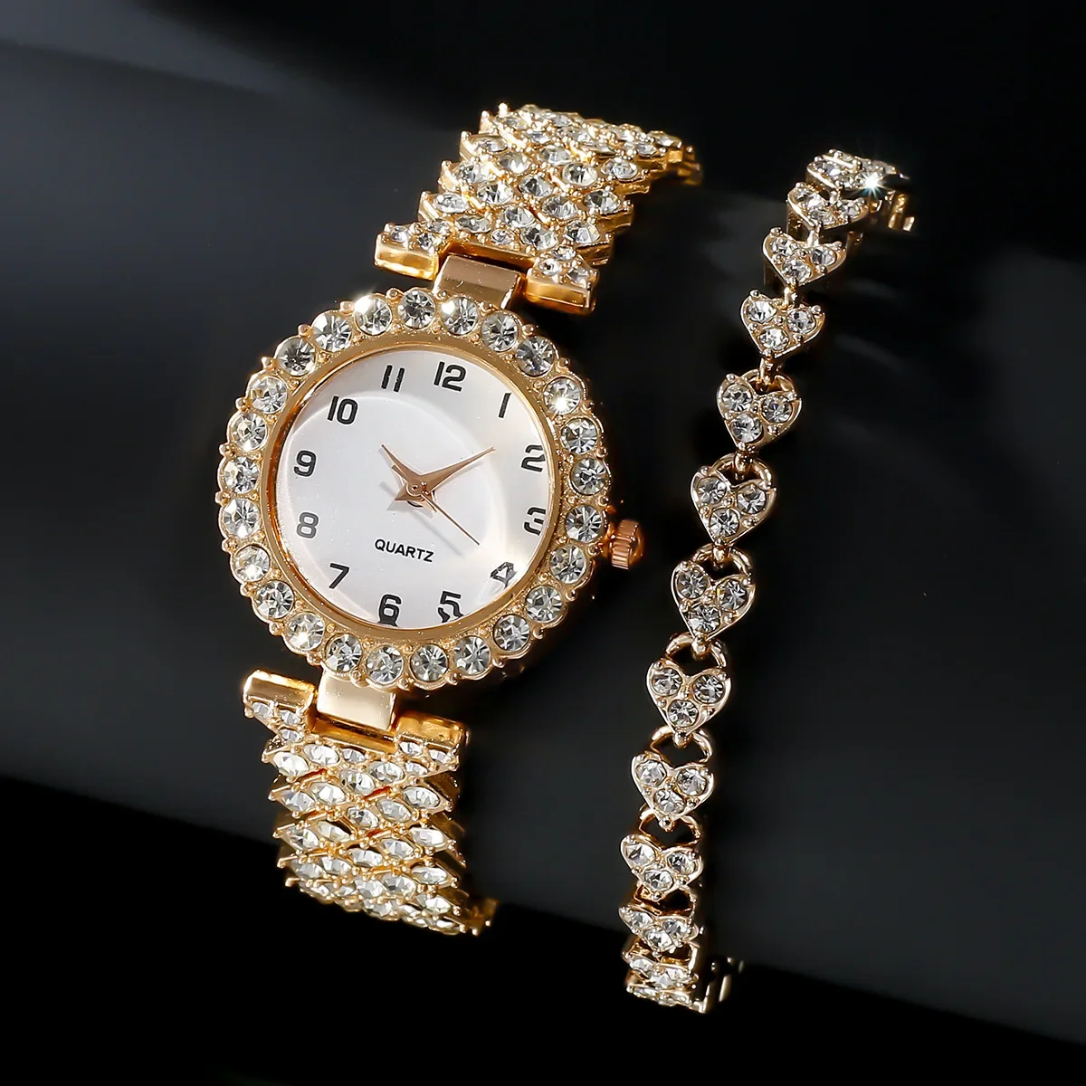 1pcs/2pcs Luxury Fashion Women - Jewelry Watches For Women ulasan dan harga