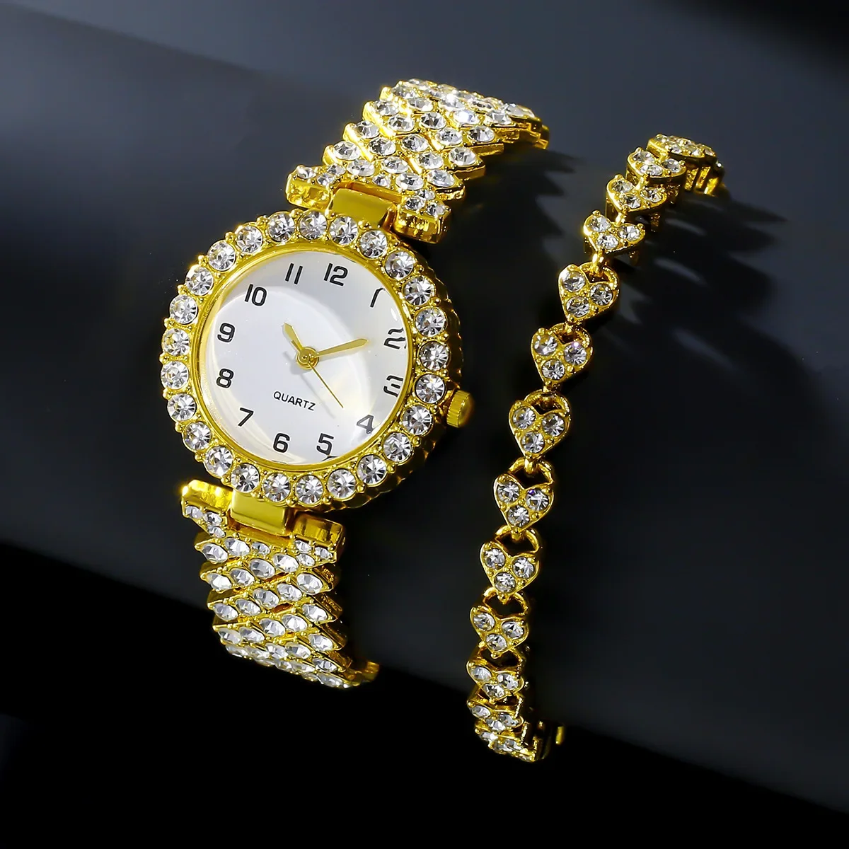 1pcs/2pcs Luxury Fashion Women - Jewelry Watches For Women ulasan dan harga