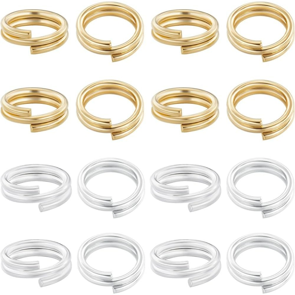 1 Box 80Pcs Split Jump Ring 24 - Gold Plated Ring ulasan dan harga