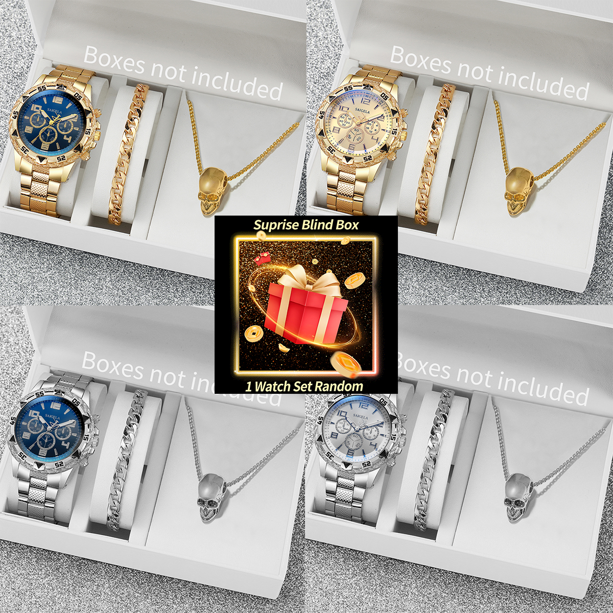 Surprise Mystery Watch Set Bli - Jewelry Watches & Accessories ulasan dan harga