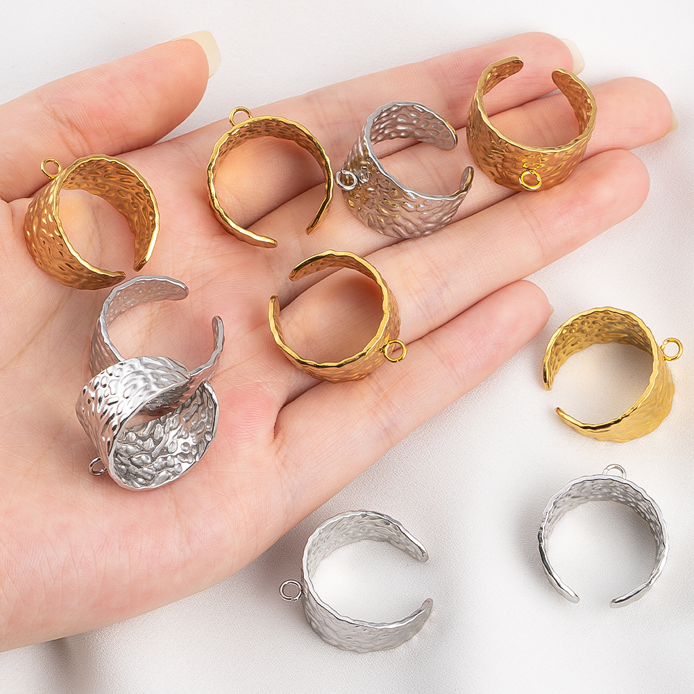 2pcs Stainless Steel 18K Gold  - Gold Plated Ring ulasan dan harga