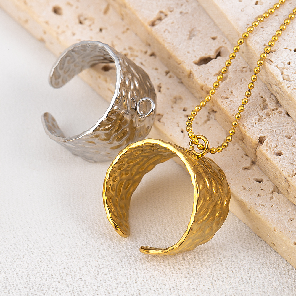 2pcs Stainless Steel 18K Gold  - Gold Plated Ring ulasan dan harga