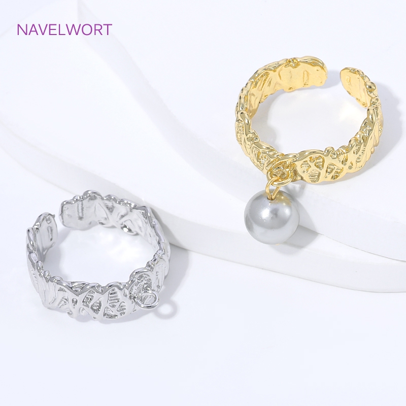 18K Gold Plated Brass Stripe O - Gold Plated Ring ulasan dan harga