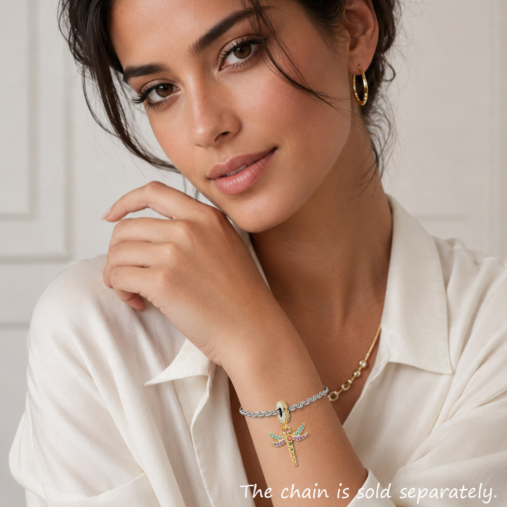 Dragonfly Charm Pendant Autumn - Paradise Jewelry & Watches Llc Miami ulasan dan harga