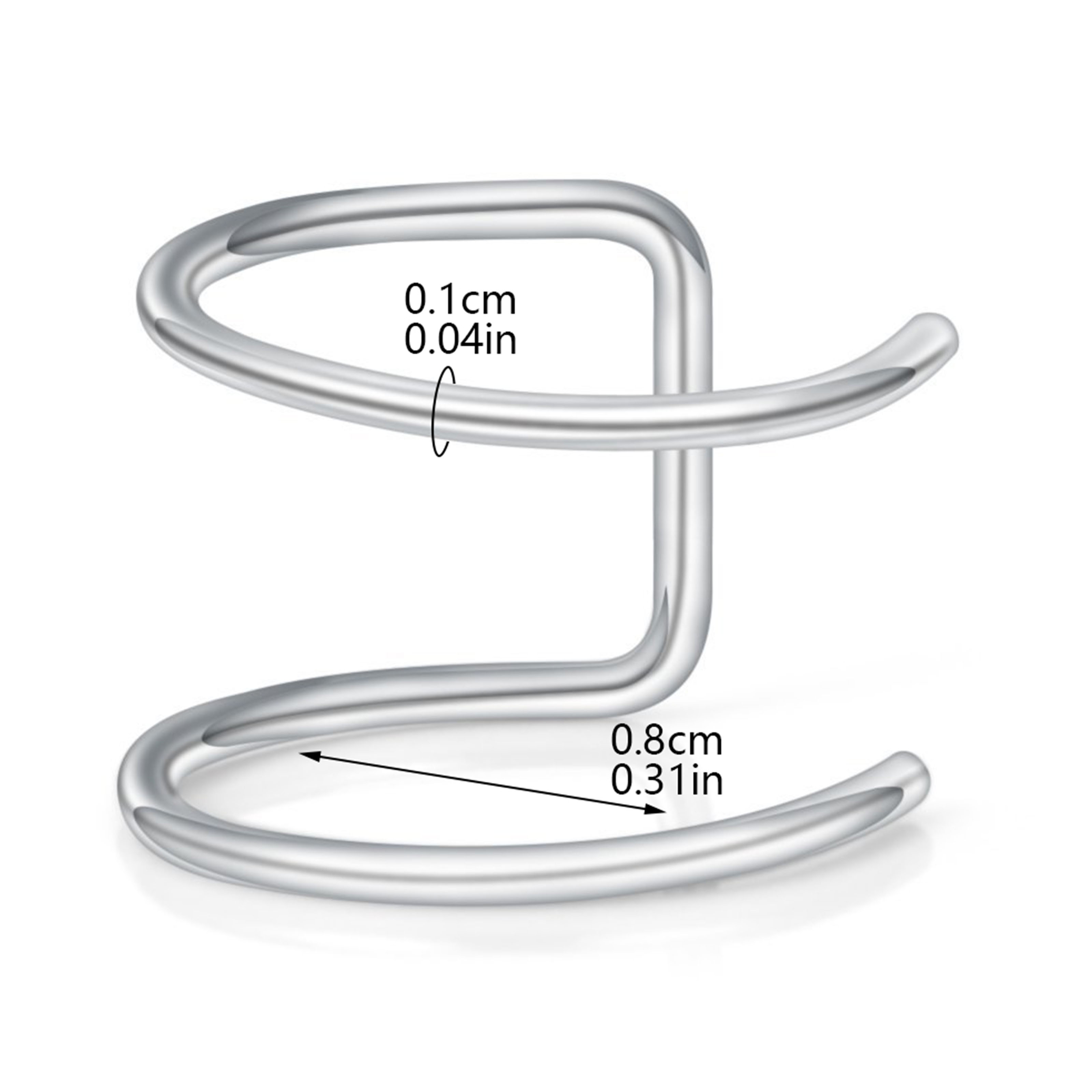 2pcs New No-Piercing Ear Cuffs - Ear Cuff No Piercing ulasan dan harga