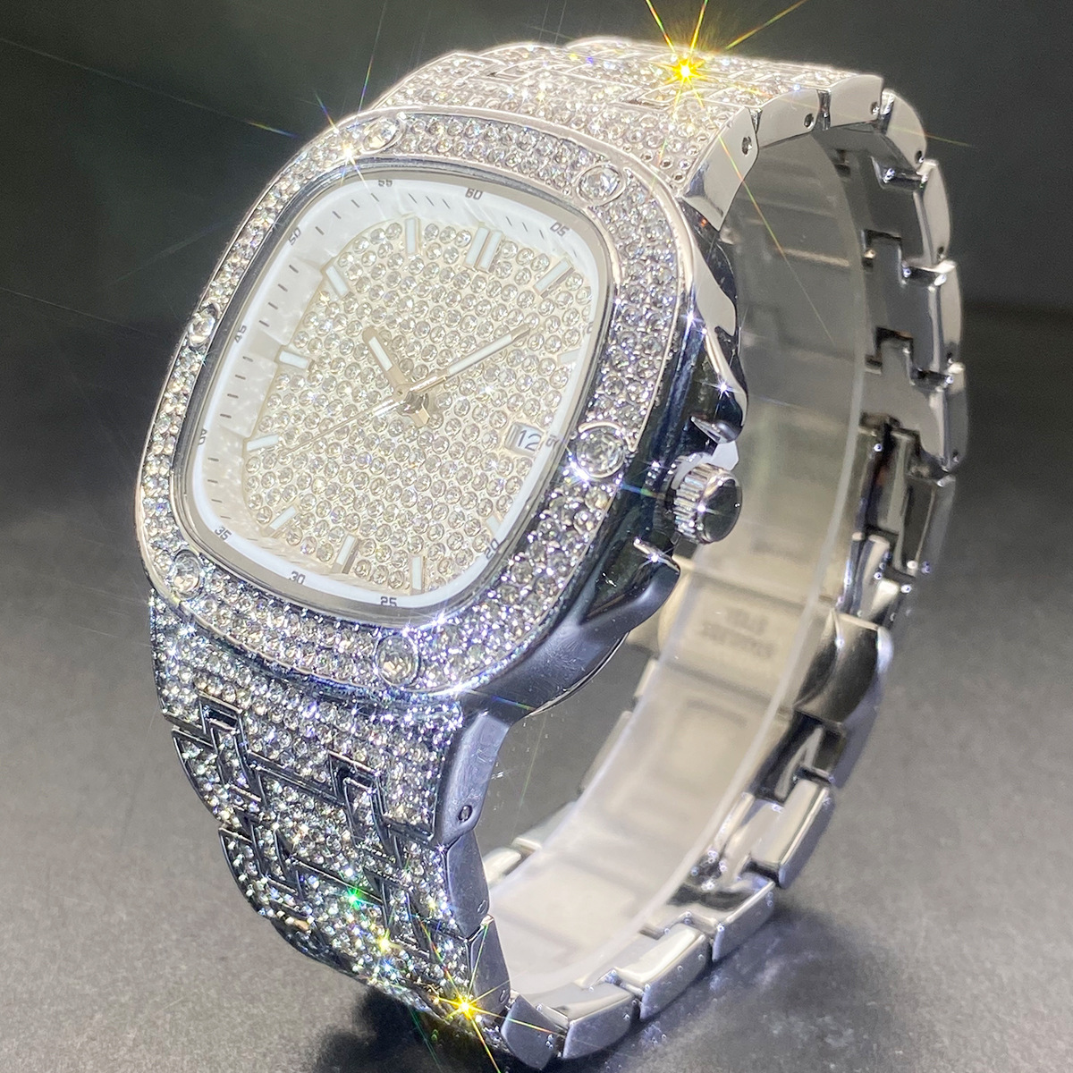 Square Wrist Watch for Men Wom - Jewelry Watches & Accessories ulasan dan harga