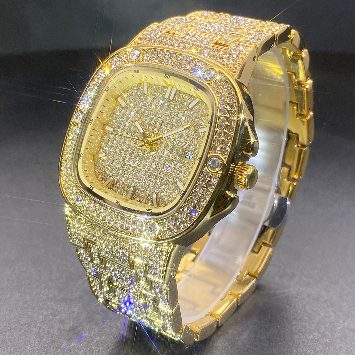 Square Wrist Watch for Men Wom - Jewelry Watches & Accessories ulasan dan harga