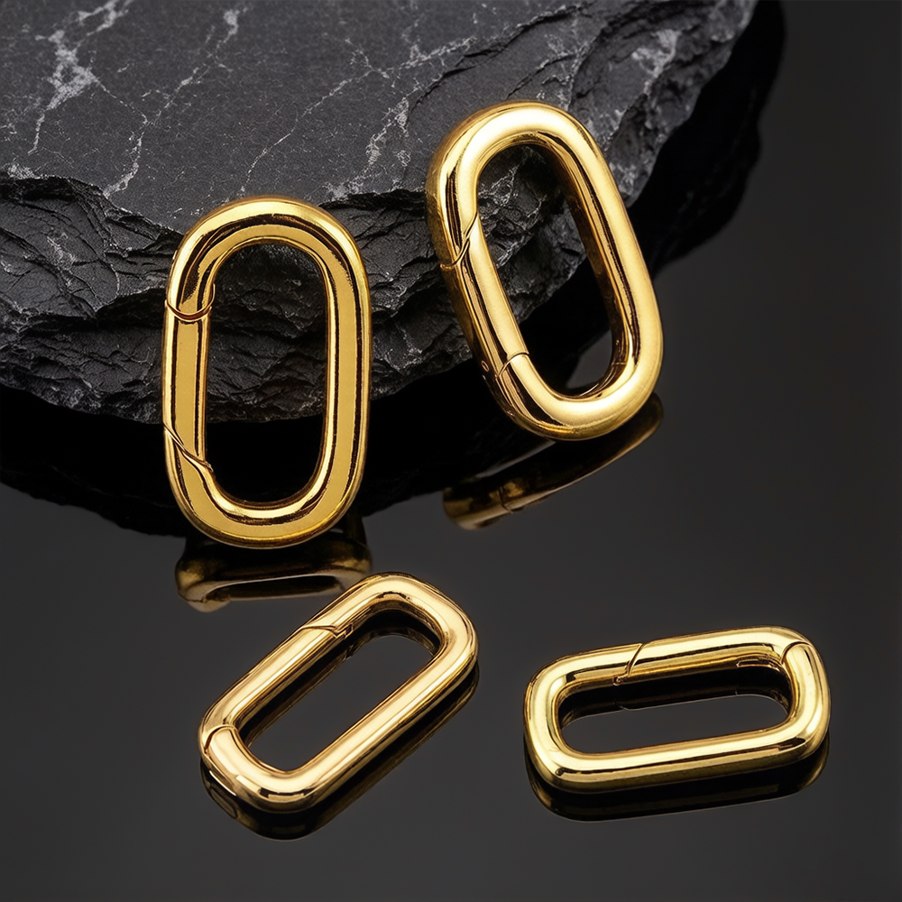 2pcs 18K Gold Plated Filled Ov - Gold Plated Ring ulasan dan harga